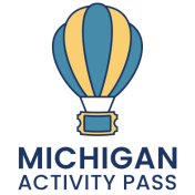 Michigan Activity Pass logo with hot air balloon