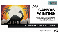 Dino Canvas Painting