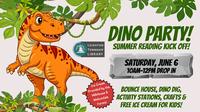 Dino Party Summer Reading Kickoff!