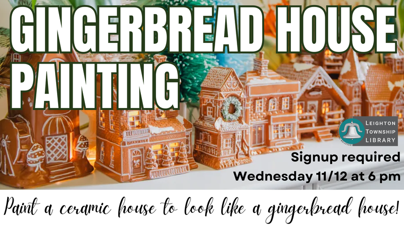 Gingerbread House Painting
