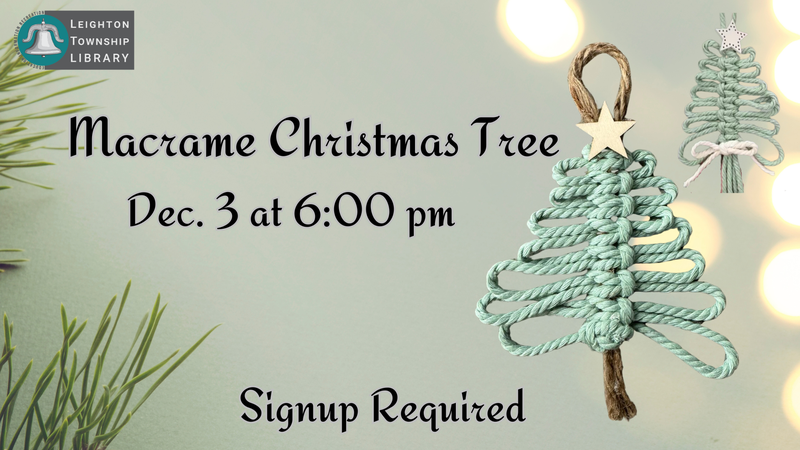 Macramé Christmas Tree Macramé Christmas Tree
