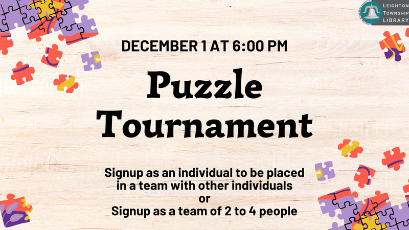 Puzzle Tournament Puzzle Tournament