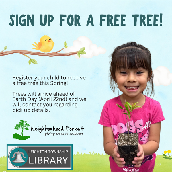 Register to receive a free tree for your child