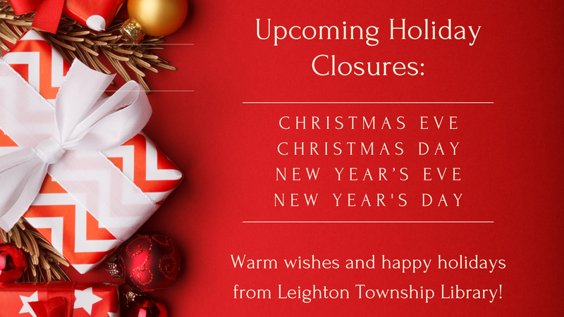 Holiday closures